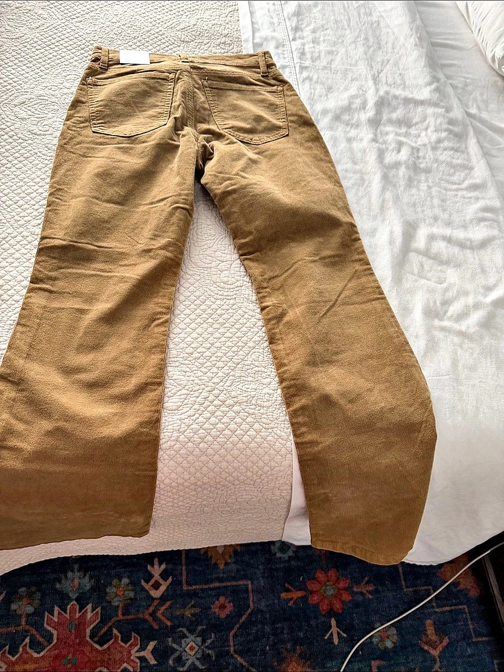 MNG Jeans Collection Flare Cropped Pants in Brown EU 34 Like New